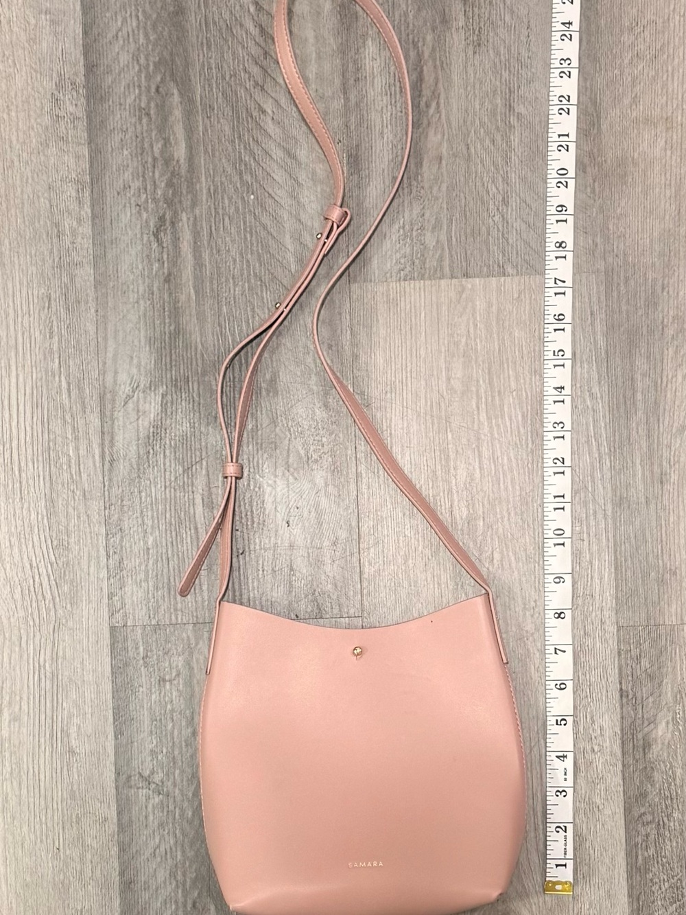 Blush Pink Adjustable Crossbody Bag